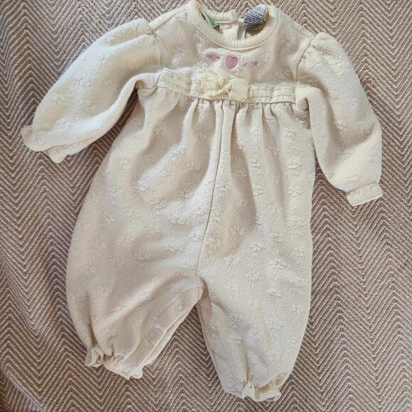 Vintage Sesame Street heart embroidered bubble romper with bow - Picture 6 of 6